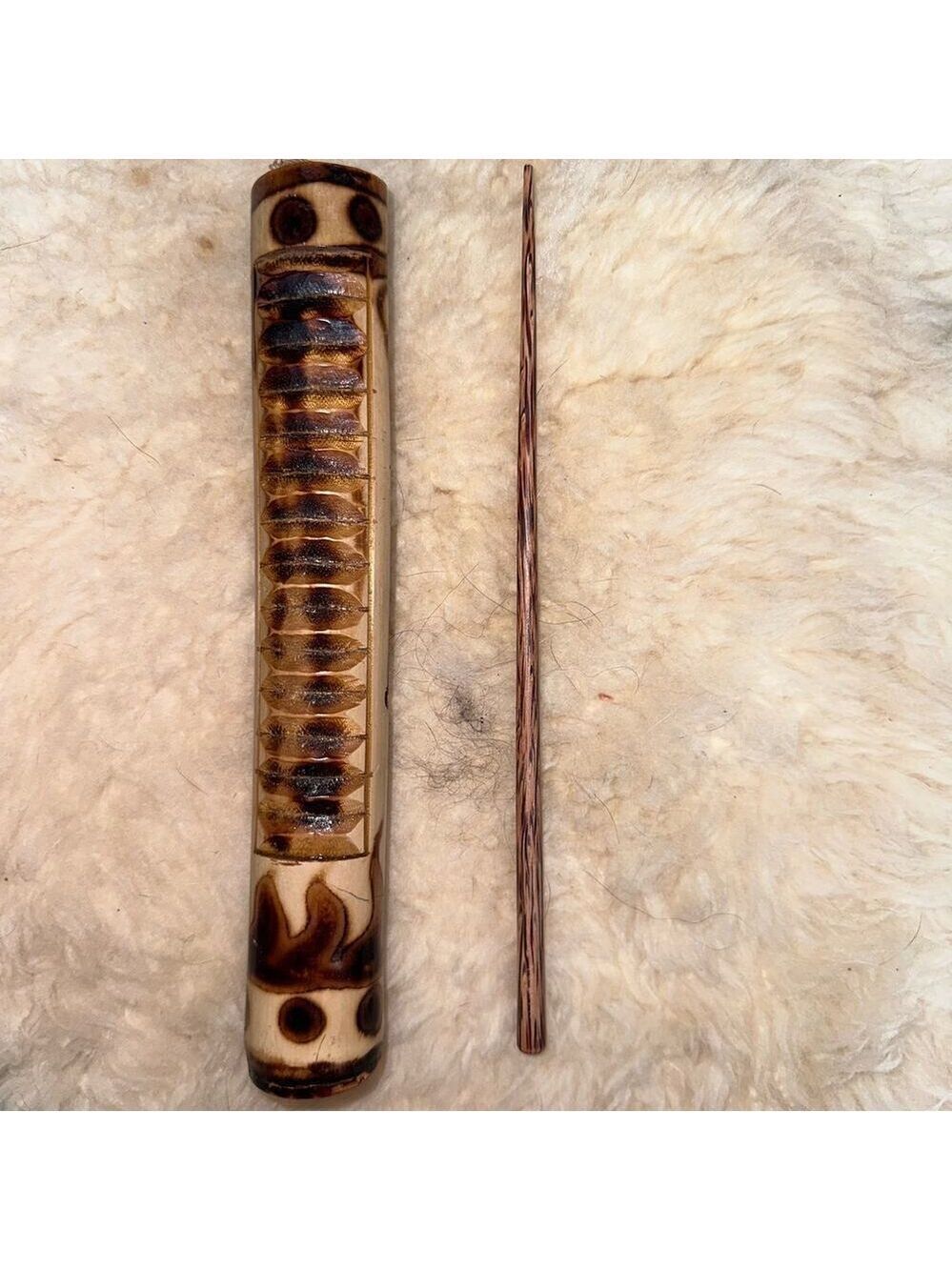 NIP Mini Bamboo Guiro Hand Percussion Instrument